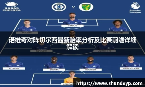 诺维奇对阵切尔西最新赔率分析及比赛前瞻详细解读